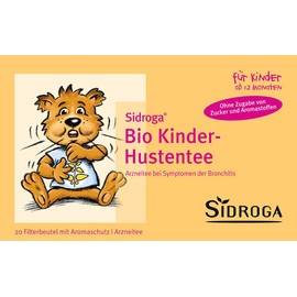 Sidroga Bio Kinder-Hustentee – Arzneitee mit Heilpflanzen bei Erkältung und Bronchitis – 20 Filterbeutel à 1,5 g