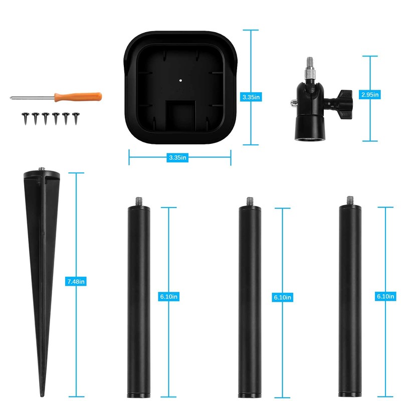 BECEMURU Blink Outdoor Camera Vertical Mount, Weatherproof, Stable, 360 Degree
