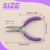 SPEEDWOX Duckbill Pliers - Jewelry Pliers with Flat Nose -
