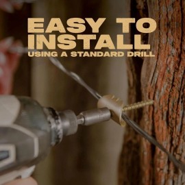 CC Fence Staples For Wood Outdoor Wire Post Hardwoods Mount Claw Screws Fasteners