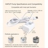 HAPUP Cat Water Fountain Pump Replacement Silent Original Cat Fountain