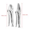 Mini Locking Pliers Curved Vise Handle Set with Self-Clamping Function