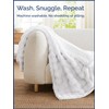 Fluffy Throw Blanket Twin Size - Faux Fur Throw for