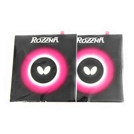 Butterfly Rosena Red Extra Thick Table Tennis Rubber High Tension Soft Rubber Back Set of 2
