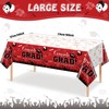 3 Pack Graduation Tablecloth Party Decorations, Class of 2025 Congrats