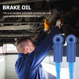 Cabilock 5Pcs Brake Oil Fluid Replacement Tool, Brake Bleeder Connector Adapter Kit, Oil Suction Connectors Changing Equipment for Efficient Car Fluid Exchange