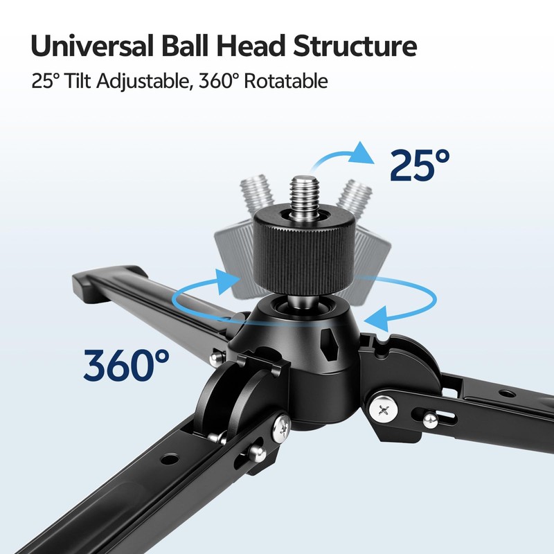 TONYBOO Monopod Tripod Base, Heavy Duty Aluminum Monopod Support Feet