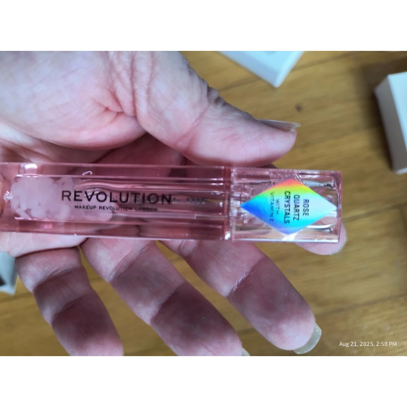 Revolution 3 Pack Revolution Makeup Crystal Aura Lip Oil Rose