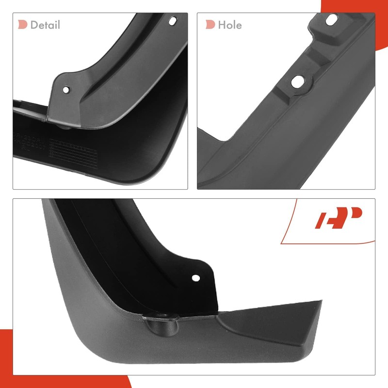 A-Premium Set of 4PCS Mud Flaps Splash Guards Mudguards Mudflaps