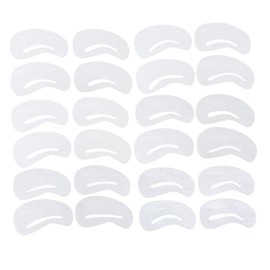 Baluue 24pc Eyebrow Shaping Templates Set 6 Sets of Brow Stencils for Diy Makeup Hard Abs Plastic Reusable Brow Grooming Tools