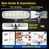 UCINNOVATE Marine LED Boat Light 2 Pack, 6 inch LED