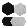 Operitacx 2 Sätze Filz Tischuntersetzer und Platzdeckchen Isolierende Hexagon Untersetzer