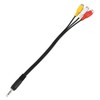 innov8 3.5mm Male Plug to 3 RCA Female (Red-Yellow-White) Connector