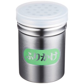 Endo Shoji Commercial Use Seasoning Shaker, Small, With Acrylic Lid, F Can (Furitake) 18-8 Stainless Steel, Polypropylene, Made in Japan BTY02006