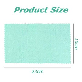 20 Pack Coral Fleece Dish Cloths with Durable Material, Ultra-Soft Microfiber Cleaning Rags, Portable Microfiber Cleaning Rags, Reusable Kitchen Sponges, Suitable for Kitchen, Bathroom & Multi-Surface