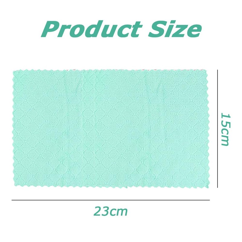 20 Pack Coral Fleece Dish Cloths with Durable Material, Ultra-Soft