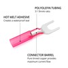Wirefy 150 PCS Heat Shrink Fork Connectors #10 - Marine