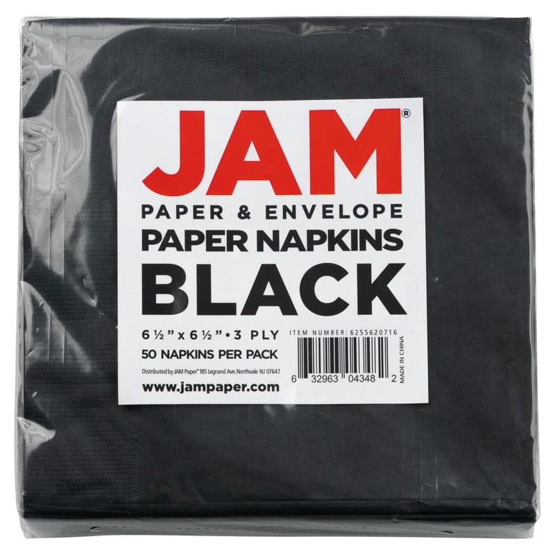 JAM PAPER Medium Lunch Napkins - 6 1/2 x 6