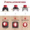 RED WOLF On-Off Battery Switch DC 12V-48V 275A, Heavy Duty