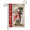 Remembrance Day Remember Garden Flag, Louise Maelys 12 x 18