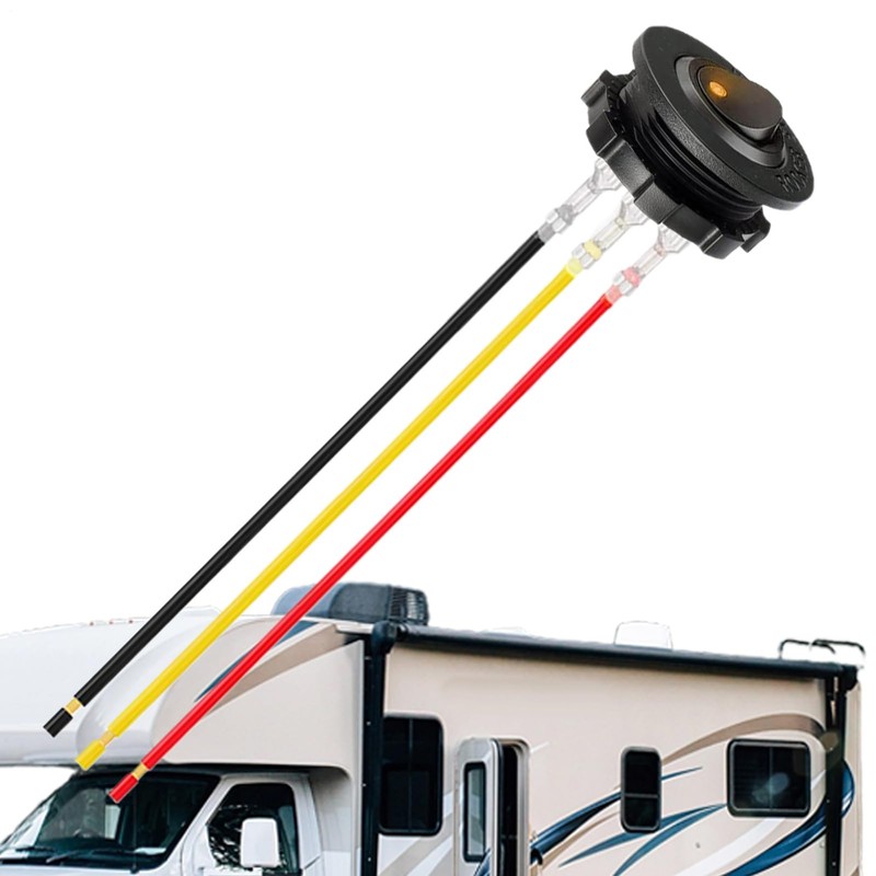 Rocker Button,3 Pin Electric Button - 1.1 inch Drill Hole