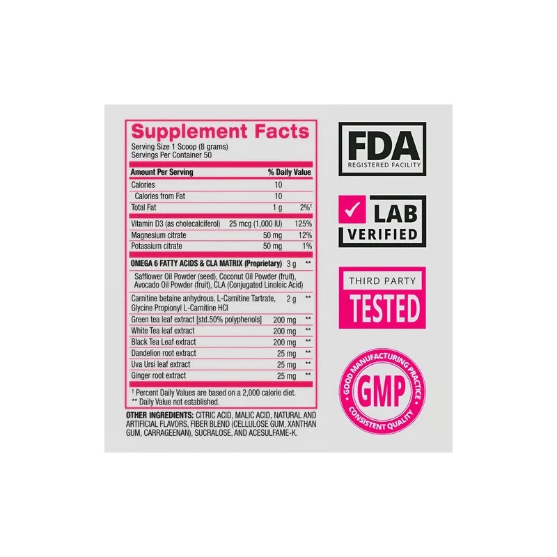 Bpi Sports Cla + Carnitina Suplemento Quema Grasa 14.1 Oz