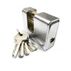 75mm Armoured Steel Covered Keyed Padlock