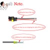 YETOR Way Car Waterproof Electrical Connector,16 AWG 2 pin Plug