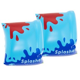 Arm Ring, Arm Float, For Adults, Children, Unisex, Arm Float, Pool, Ocean, Leisure, Swimming, Assistant, Exercise, Arm Helper, Lightweight, 8 Colors (Blue Ink Style)