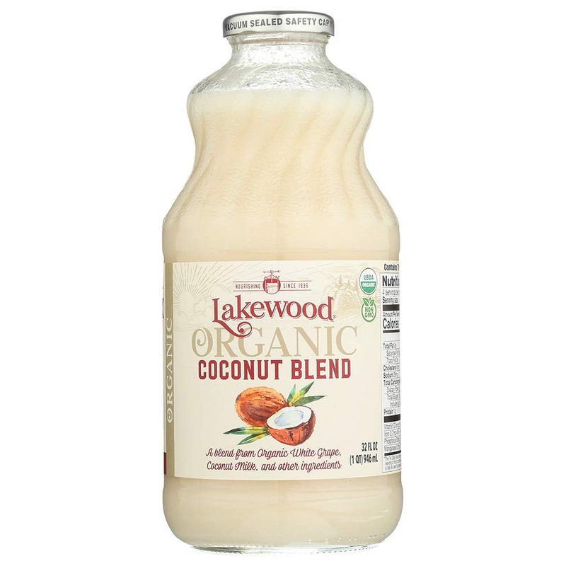 Lakewood Organic Coconut Juice, 32-Ounce Bottles (Pack of 6)