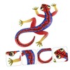 BUTIFULSIC Gecko Ornament Lizard Art Wall Decorations Metal Gecko Wall