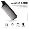 FOMIYES 5pcs Styling Comb Clipper Cutting Combs Flat Haircutting Curved