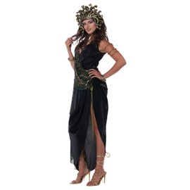 Womens Sedusa Costume with Snake Headpiece (Small)