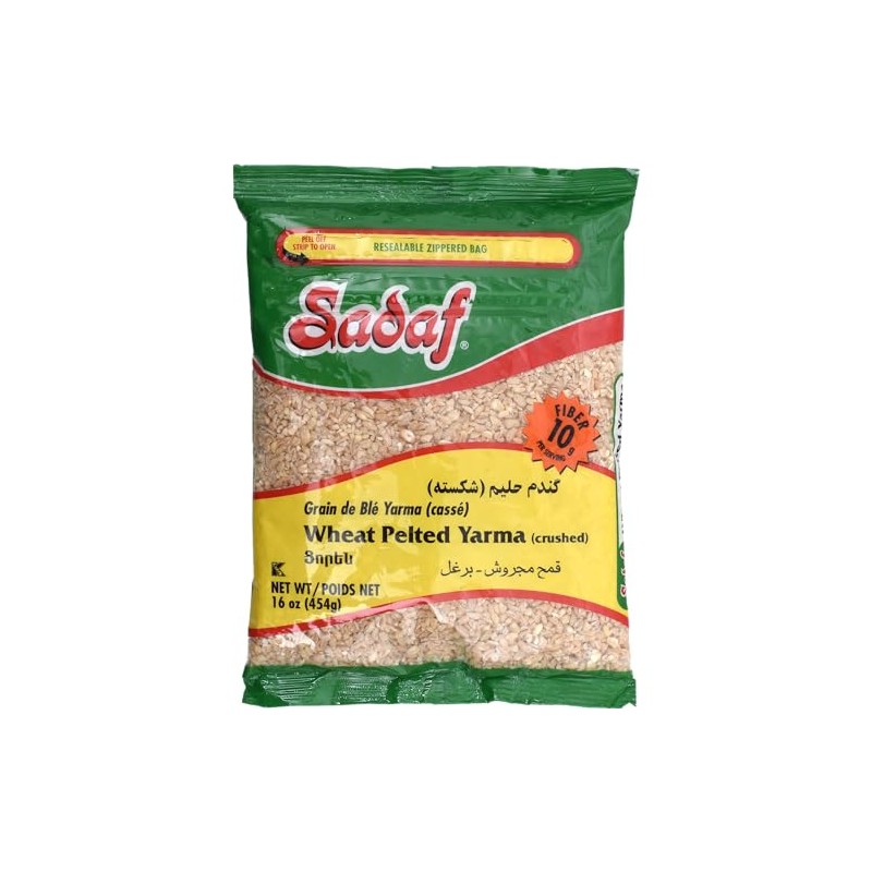 Sadaf Crushed Wheat Pelted Yarma - Wheat Berries for Cooking