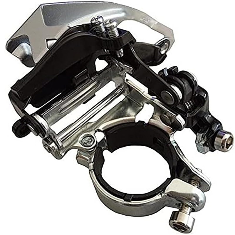 ALBERTU Shimano FD-TY500 Tourney Front Derailleur 6/7Speed Multi-Clamp 31.8/34.9mm （Black
