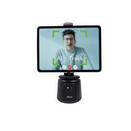 Nugens VTR360 360 Degree Rotation AI Automatic Tracking Head (Made in Taiwan, Load Capacity: 5.5 lbs (2.5 kg), Can Be Used During Charging, 360° Face Recognition, Automatic Tracking, Built-in Sensor,