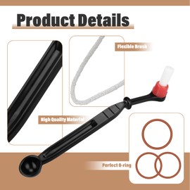 Xinafan Brew Group Maintenance Kit with Coffee Brush Spoon Cleaning Tool Compatible with Gaggia Automatic Espresso Machines for Coffee Machine Grinder Maker Frother Group Head Burr Blades