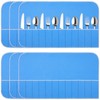 Saintrygo 6 Pieces Anti Tarnish Silver Storage Bags silverware Blue