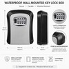 Wall-Mounted Key Lock Box for Secure Access – Weather-Resistant 4-Digit