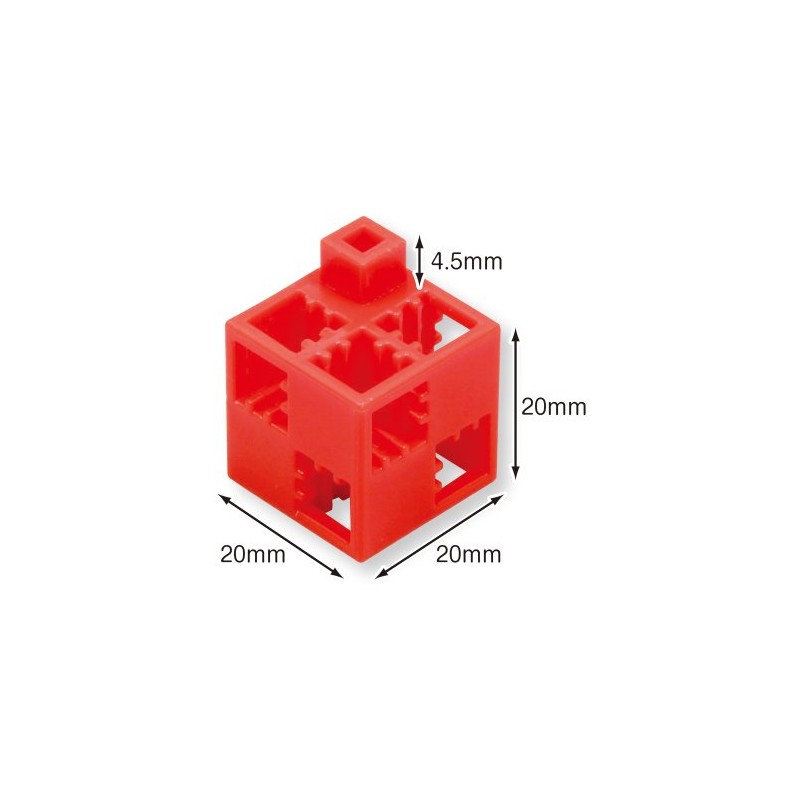 Artec 077856 Artec Block Block Single Item, Basic Square, Light