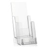 Brochure Stand in DIN Long Flyer Format with 2 Shelves