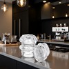 Clear Glass Replacement Top for Coffee Percolators - Transparent Knob