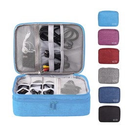Cable Organiser Bag, Cable Organiser Travel, Travel Electronic Bag, Electronics Accessories Organiser, Cable Bag Organiser, Charging Cable Organiser, Travel Organiser, Charging Cable Bag (3 Layers