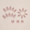 PIVHWIR Press On Nails, Reusable Glitter Fake Nails, Short Pointed