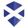 RED DRAGON Hardcore XT Scotland Flag Dart Flights
