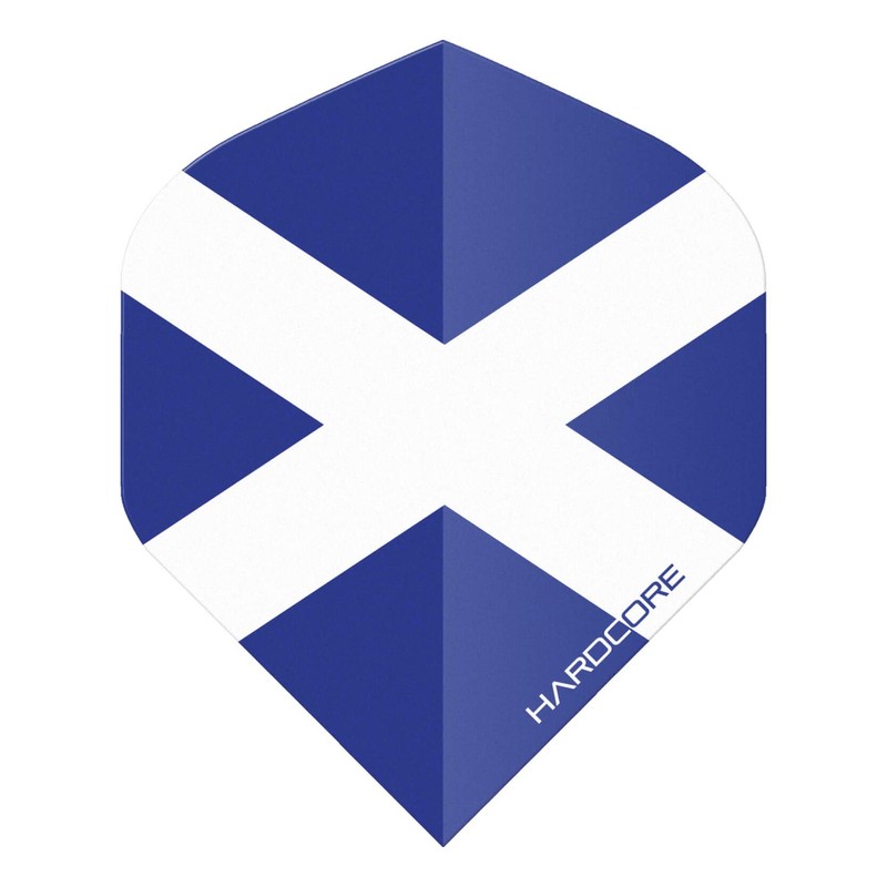 RED DRAGON Hardcore XT Scotland Flag Dart Flights