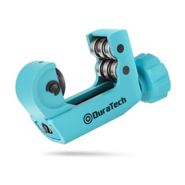 DURATECH Tubing Cutter 3/16"-1-1/8"(4-28MM), Copper, Aluminum, Brass and Plastic Tubing Compact Cutter, With Replacement Wheel