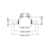 QWORK 1" Rigid Pipe Strap Clamp, 50 Pack Bracket Tube