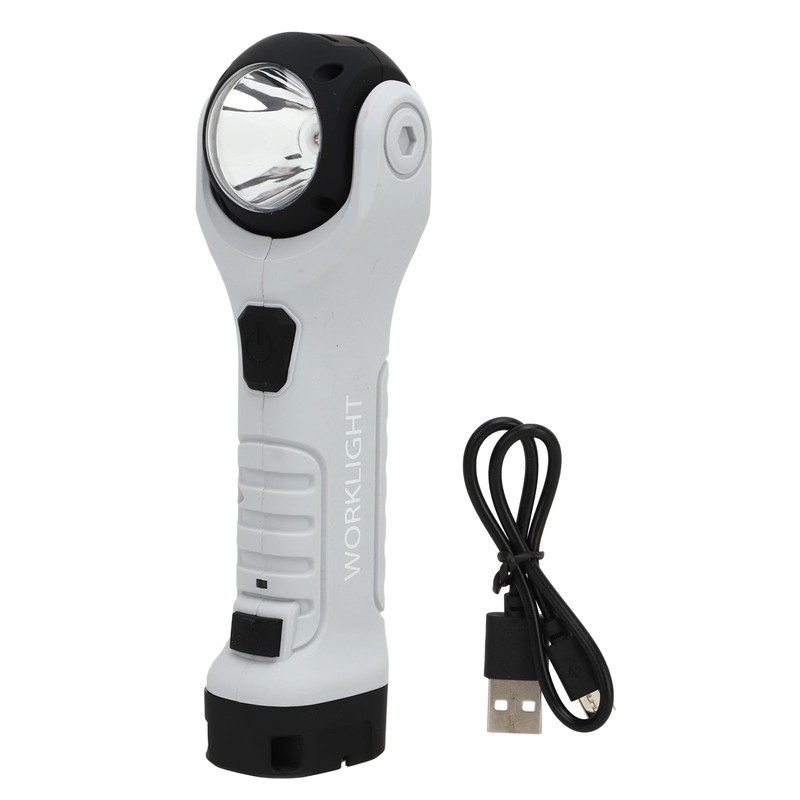 USB Rechargeable LED Flashlights Super Bright with Magnetic Base 360