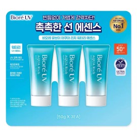 Bioré 비오레 백탁없는선크림 촉촉한선크림 SPF50+ 자외선차단제 워터프루프 50g x 3 Bioré Non-Sticky Sun Cream Moisturizing Sun Cream SPF50+ Waterproof Sunscreen 50g x 3